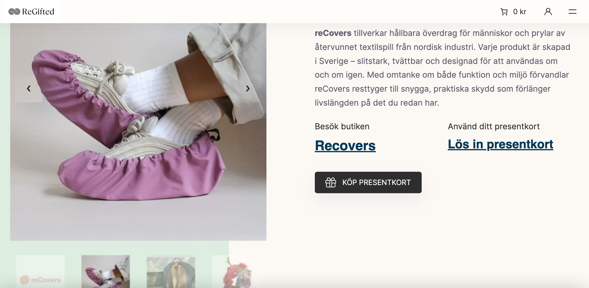 reCovers is now part of Regifted’s circular gift card