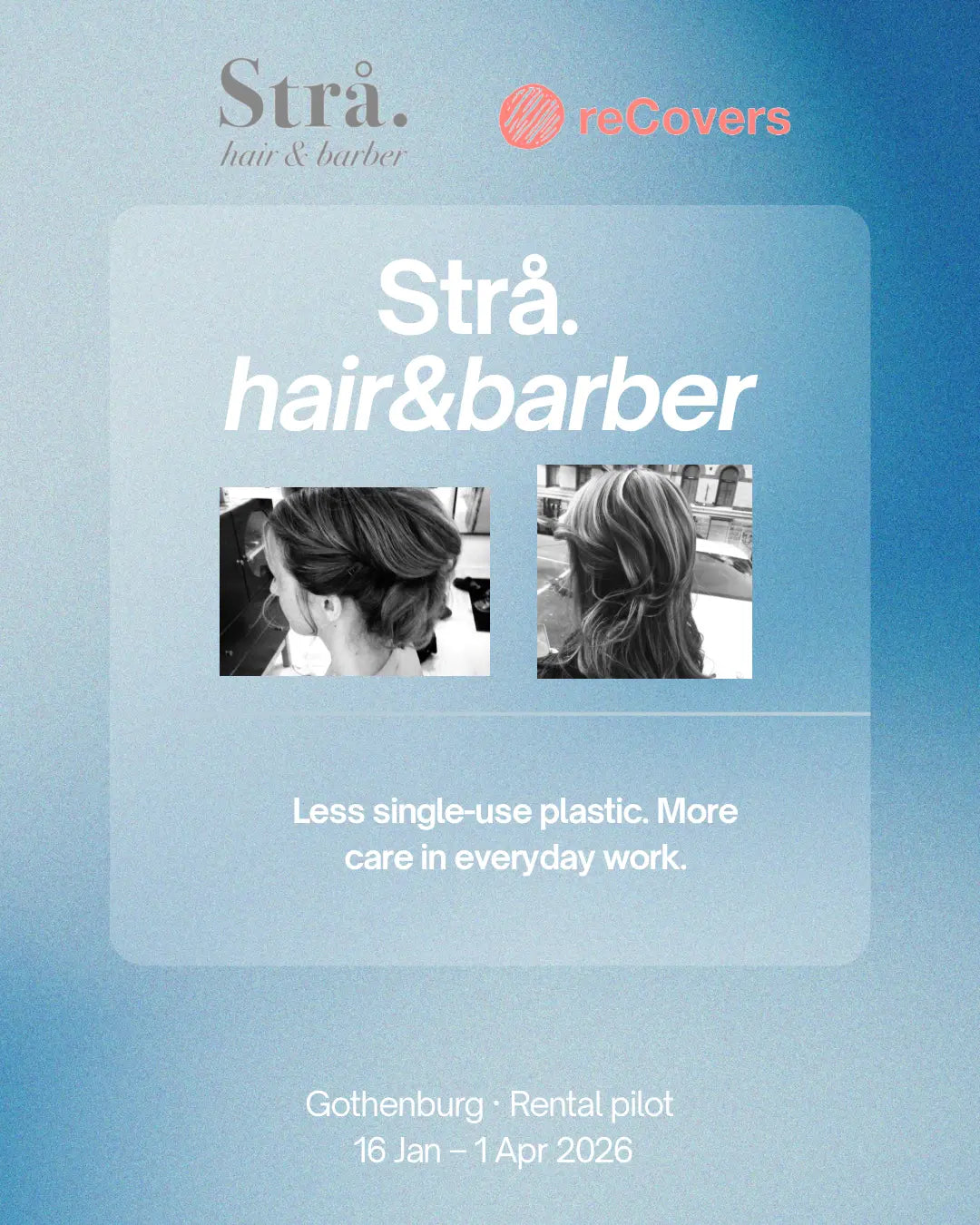 pilot partner spotlight: Strå Hair & Barber | reCovers rental pilot