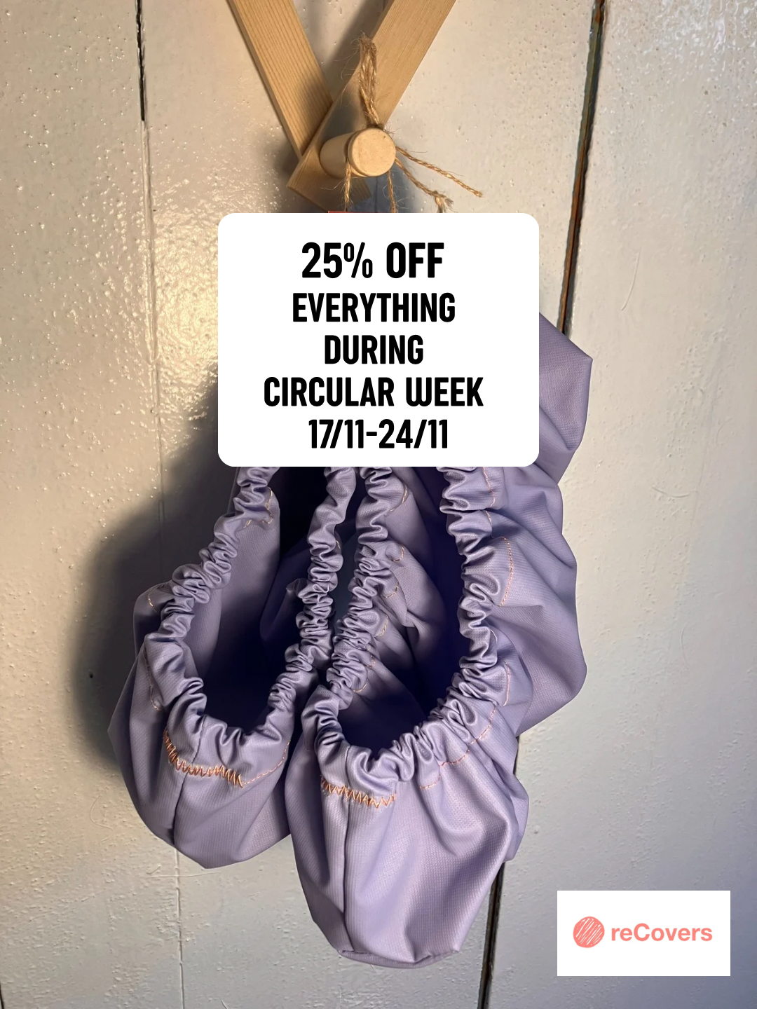 Circular Week offer – 25% off reusable covers by reCovers