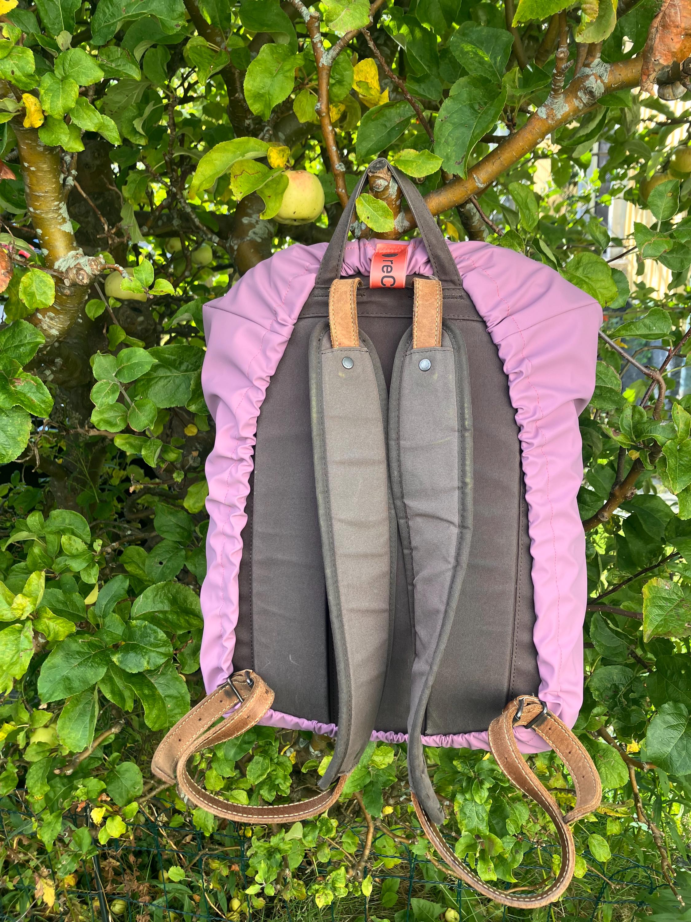 reusable backpack rain cover: upcycled waterproof & durable