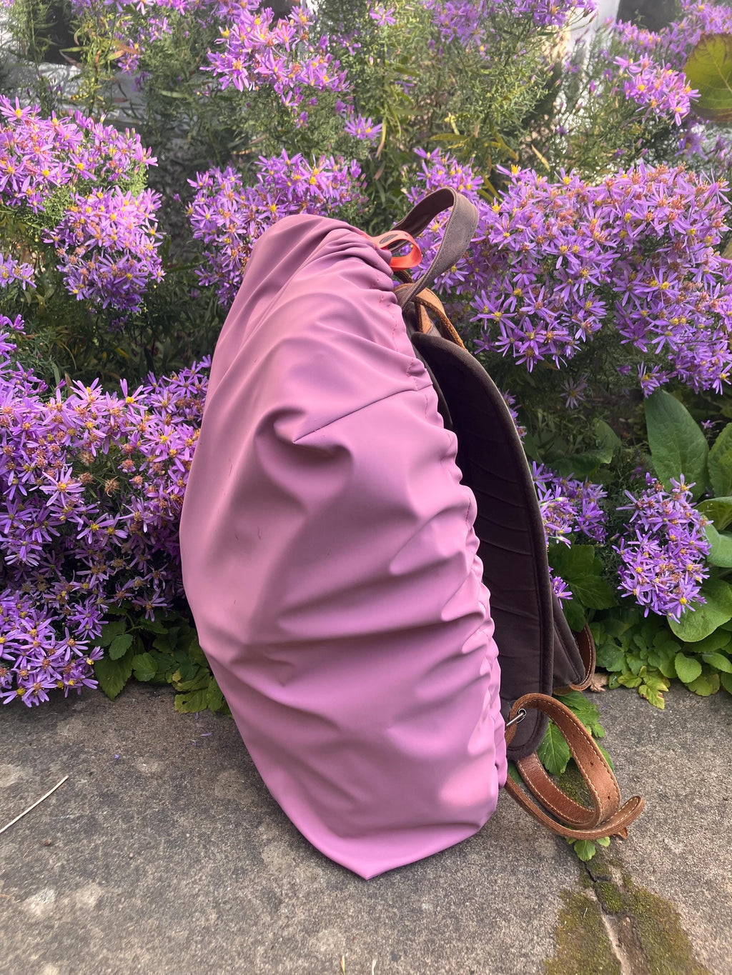 reusable backpack rain cover: upcycled waterproof & durable