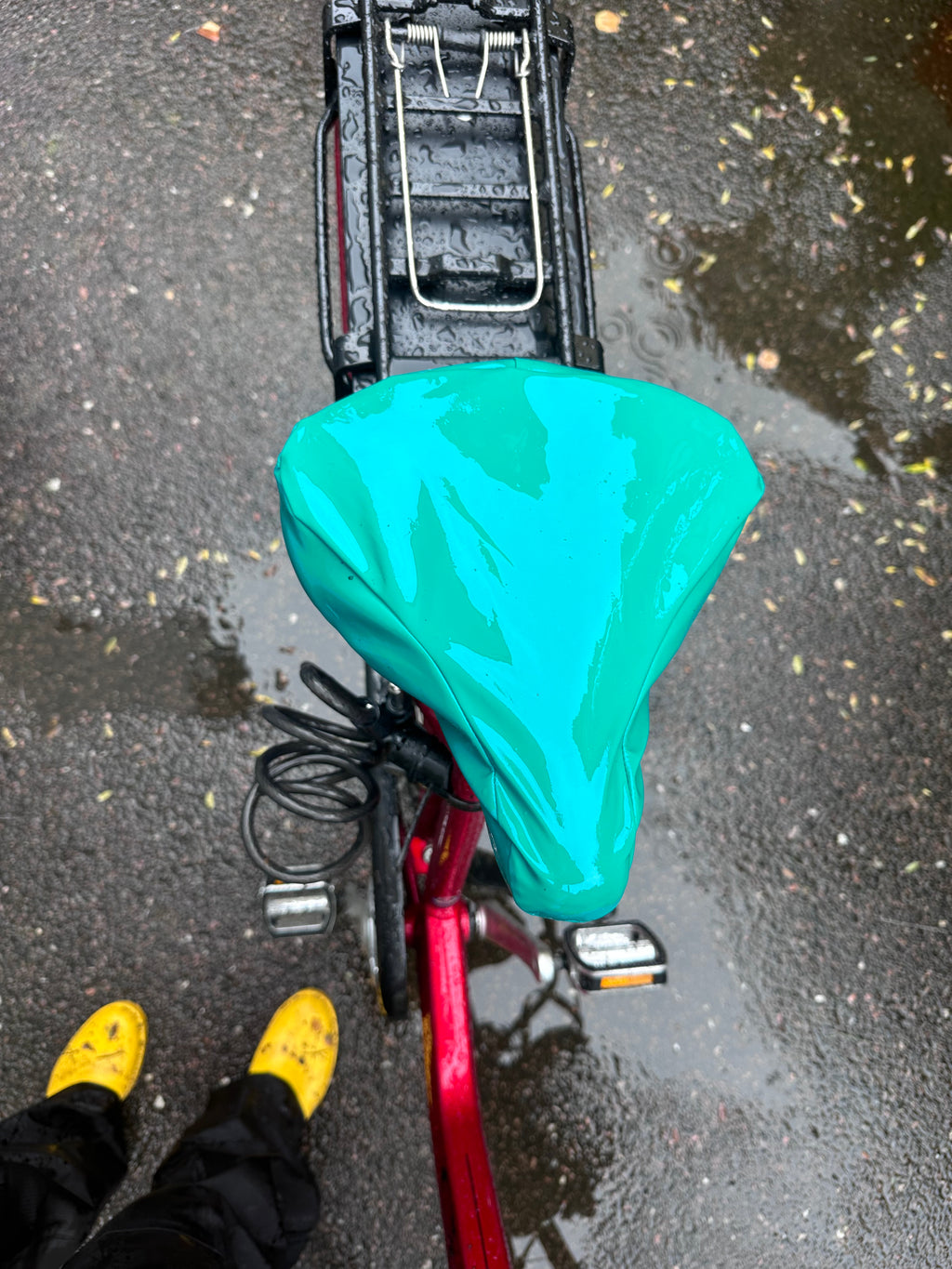 The Bike Seat Cover · green
