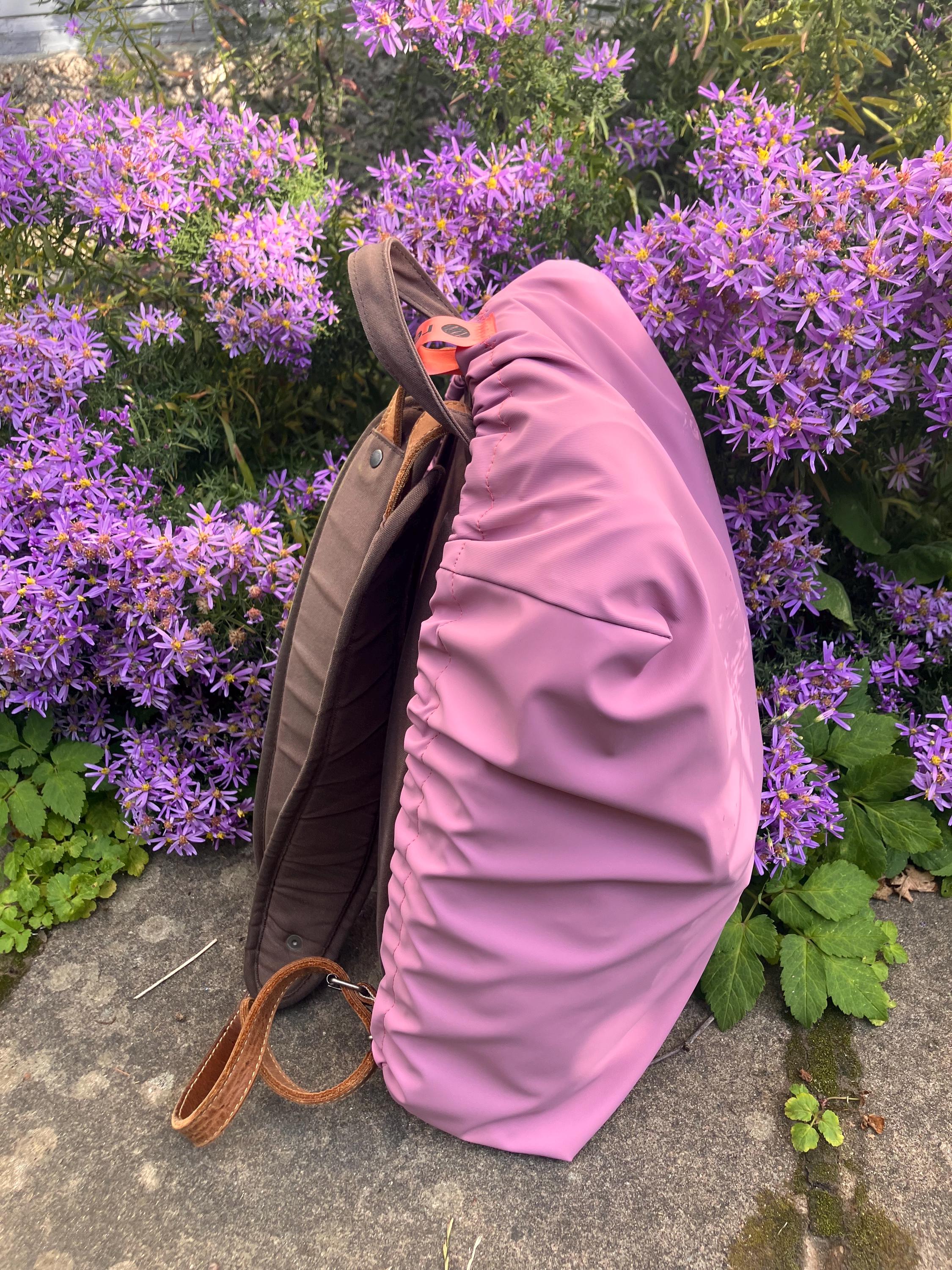 reusable backpack rain cover: upcycled waterproof & durable