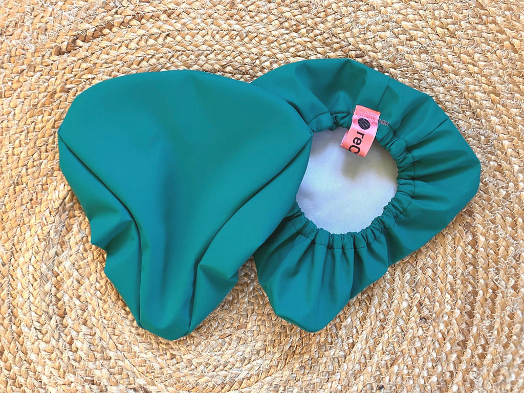 reusable bicycle seat cover: upcycled waterproof & durable