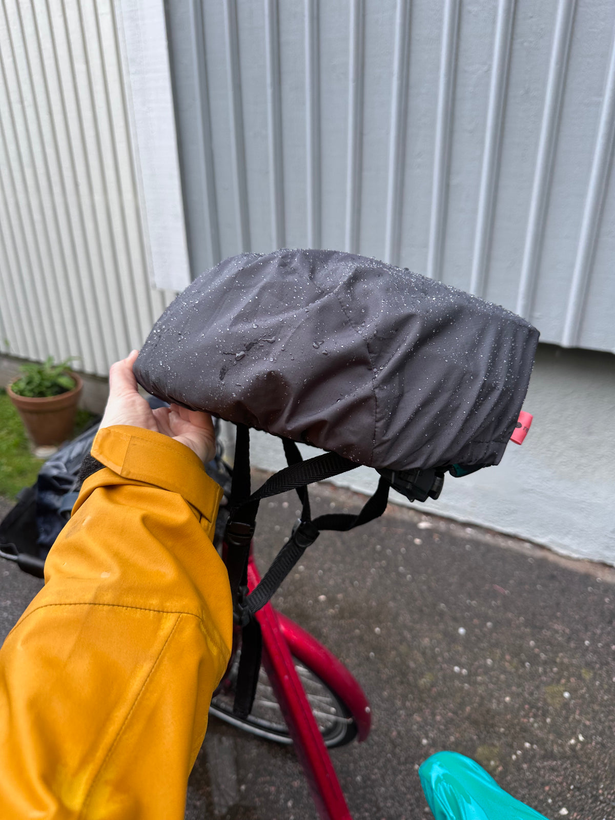 The Bicycle Helmet Cover