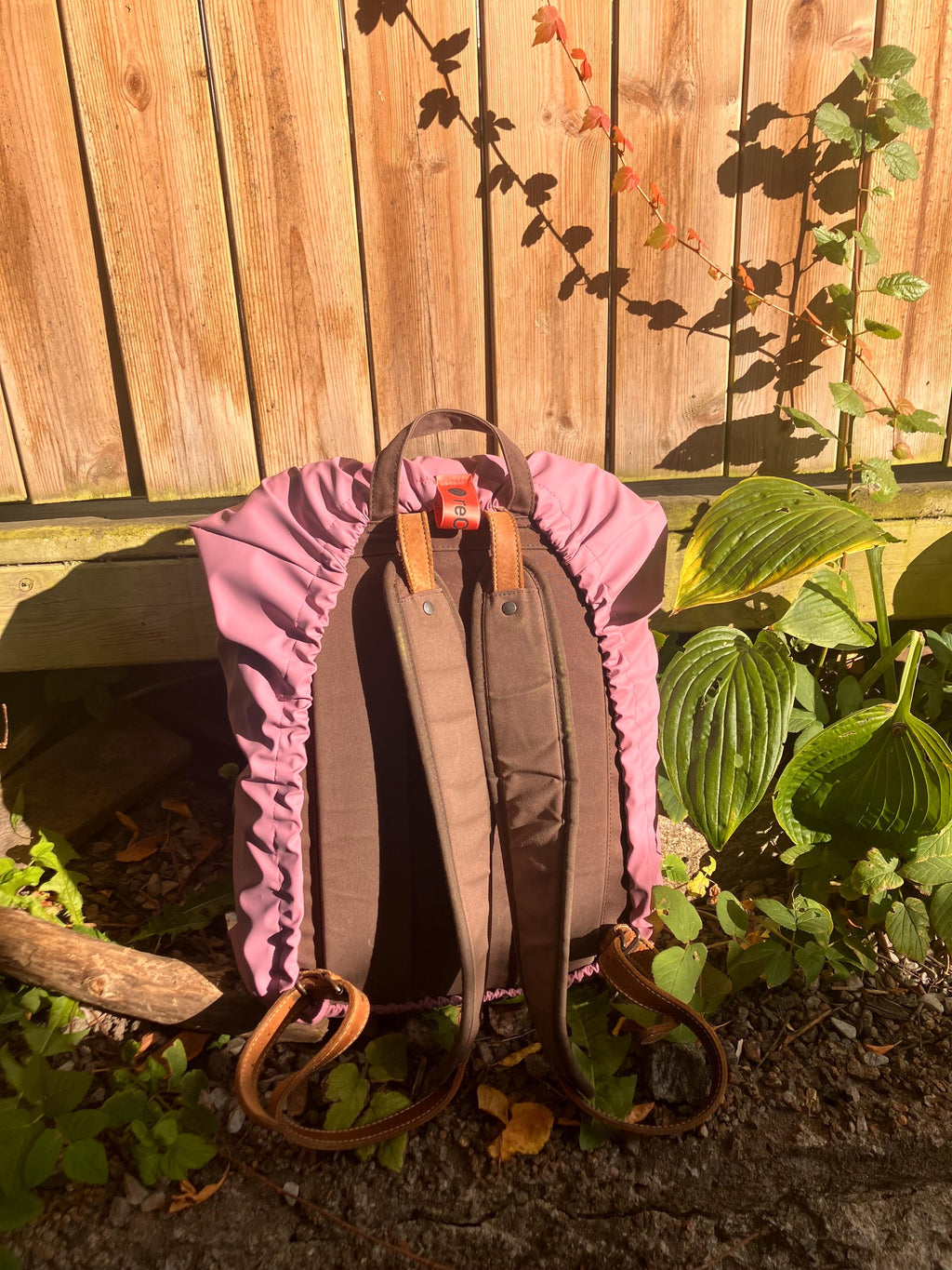 reusable backpack rain cover: upcycled waterproof & durable